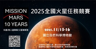 轉知「2025全國火星任務創意競賽」圖片